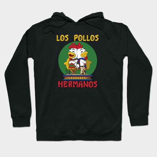 Los Pollos Hermanos - Restaurant Vintage Retro Hoodie by Diamond Creative